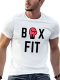 Box Fit Black Tee