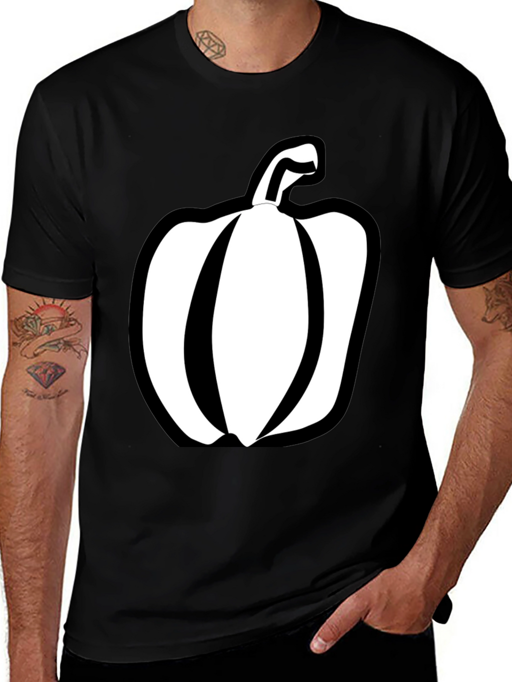 Pumpkin Graphic Tee - Halloween Ready!