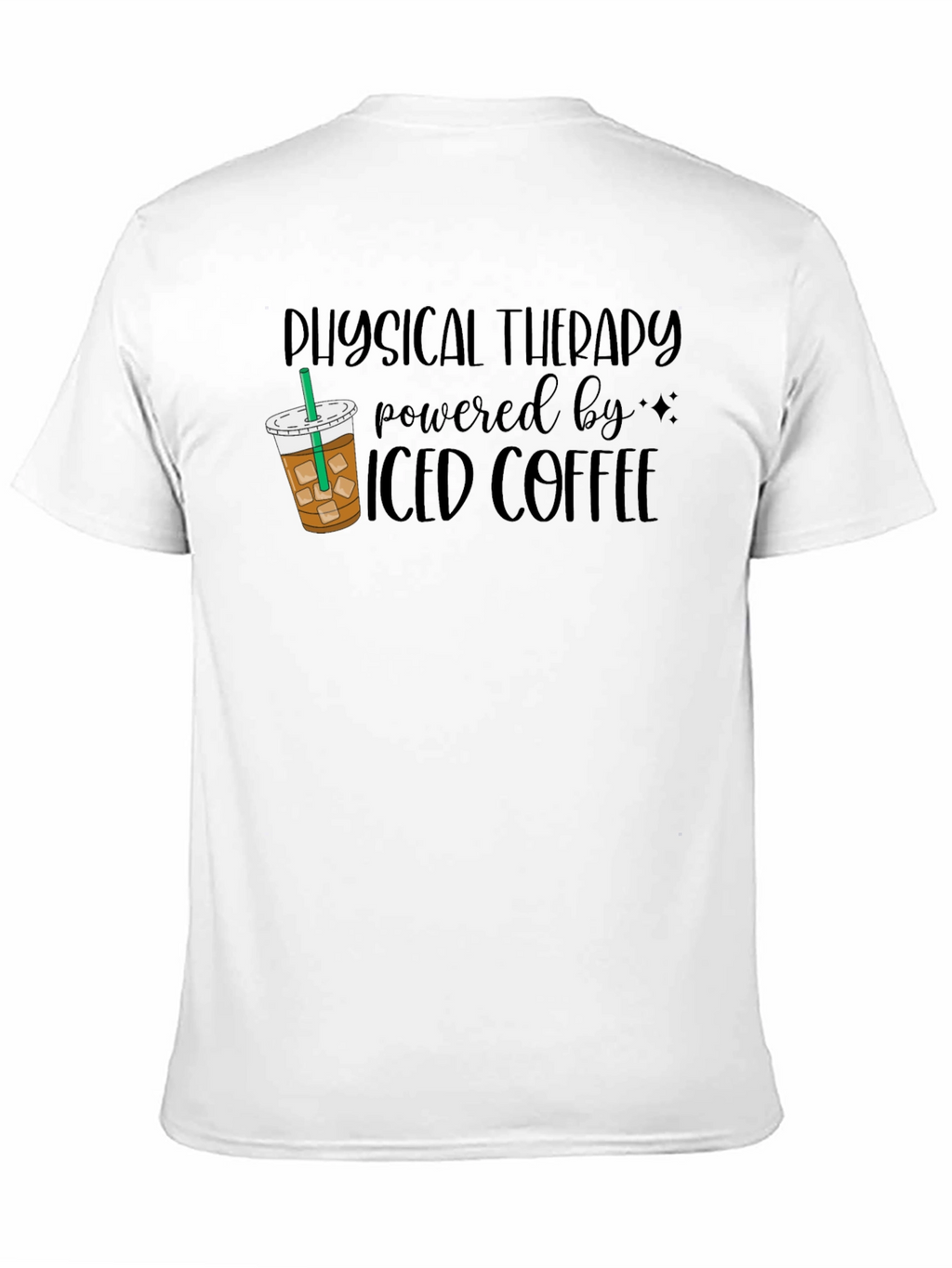 Physical Therapy Iced Coffee Black T-Shirt