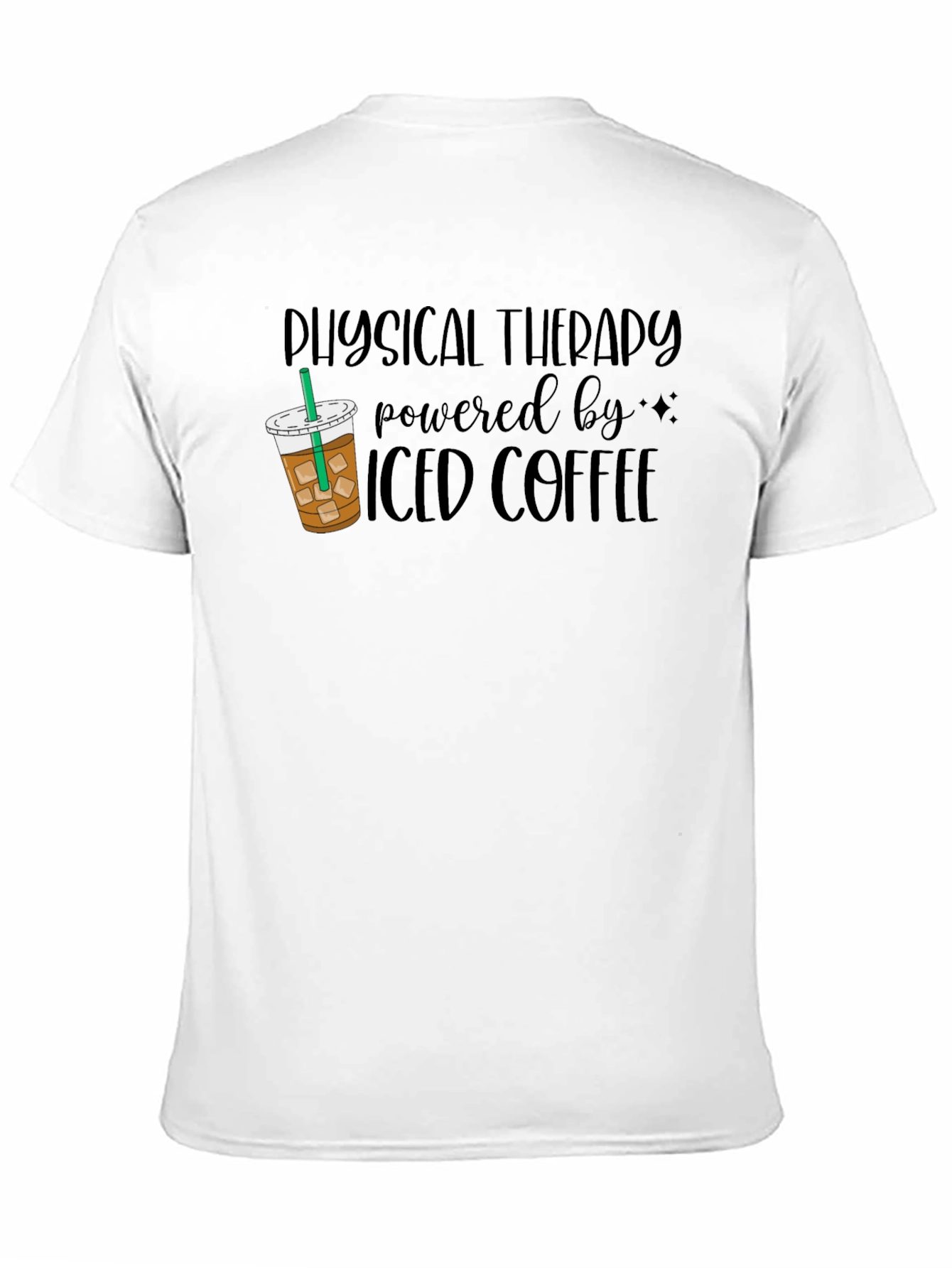 Physical Therapy Iced Coffee Black T-Shirt