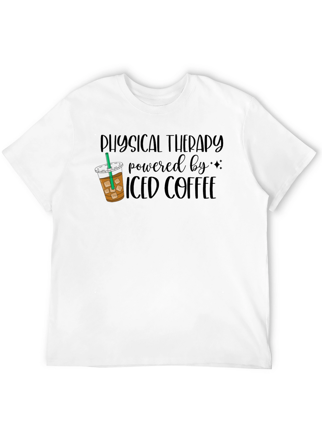 Physical Therapy Iced Coffee Black T-Shirt