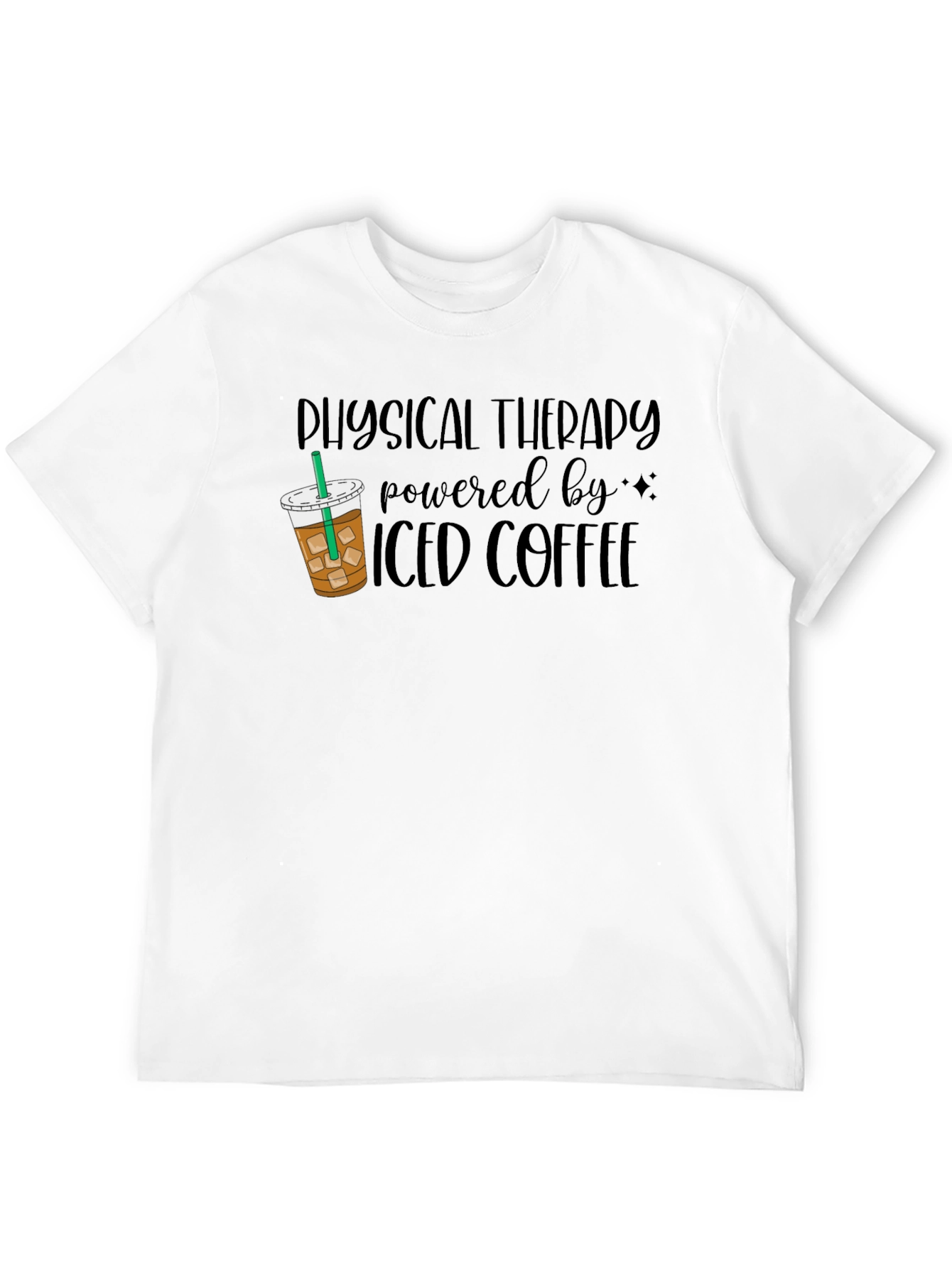 Physical Therapy Iced Coffee Black T-Shirt