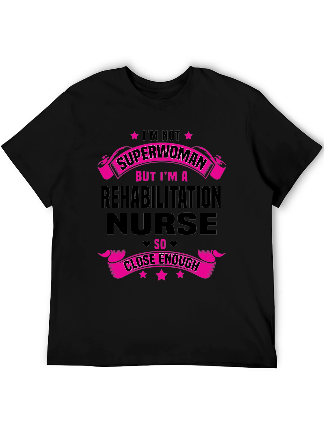 Rehabilitation Nurse Superwoman Graphic T-Shirt