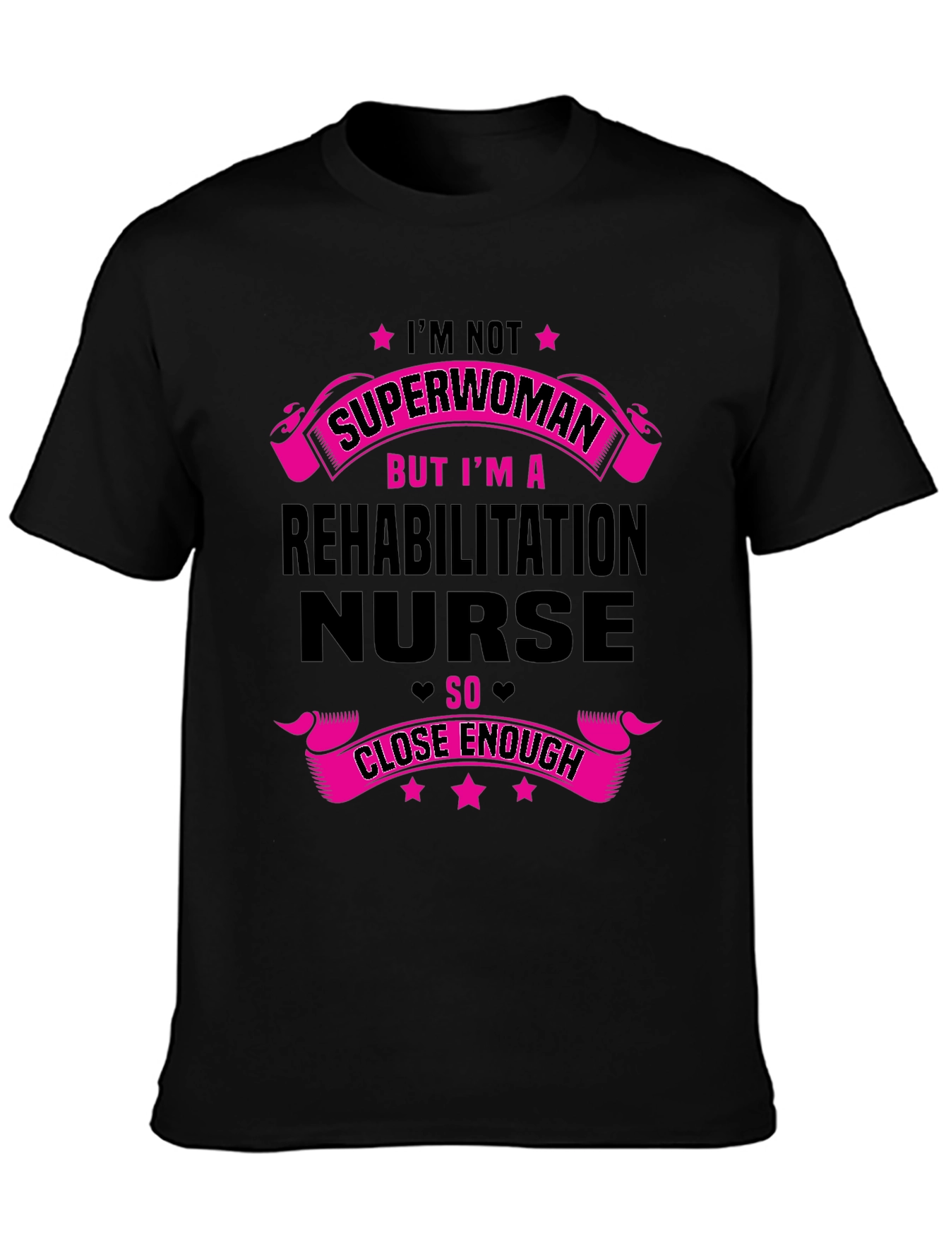 Rehabilitation Nurse Superwoman Graphic T-Shirt