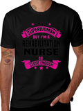 Rehabilitation Nurse Superwoman Graphic T-Shirt