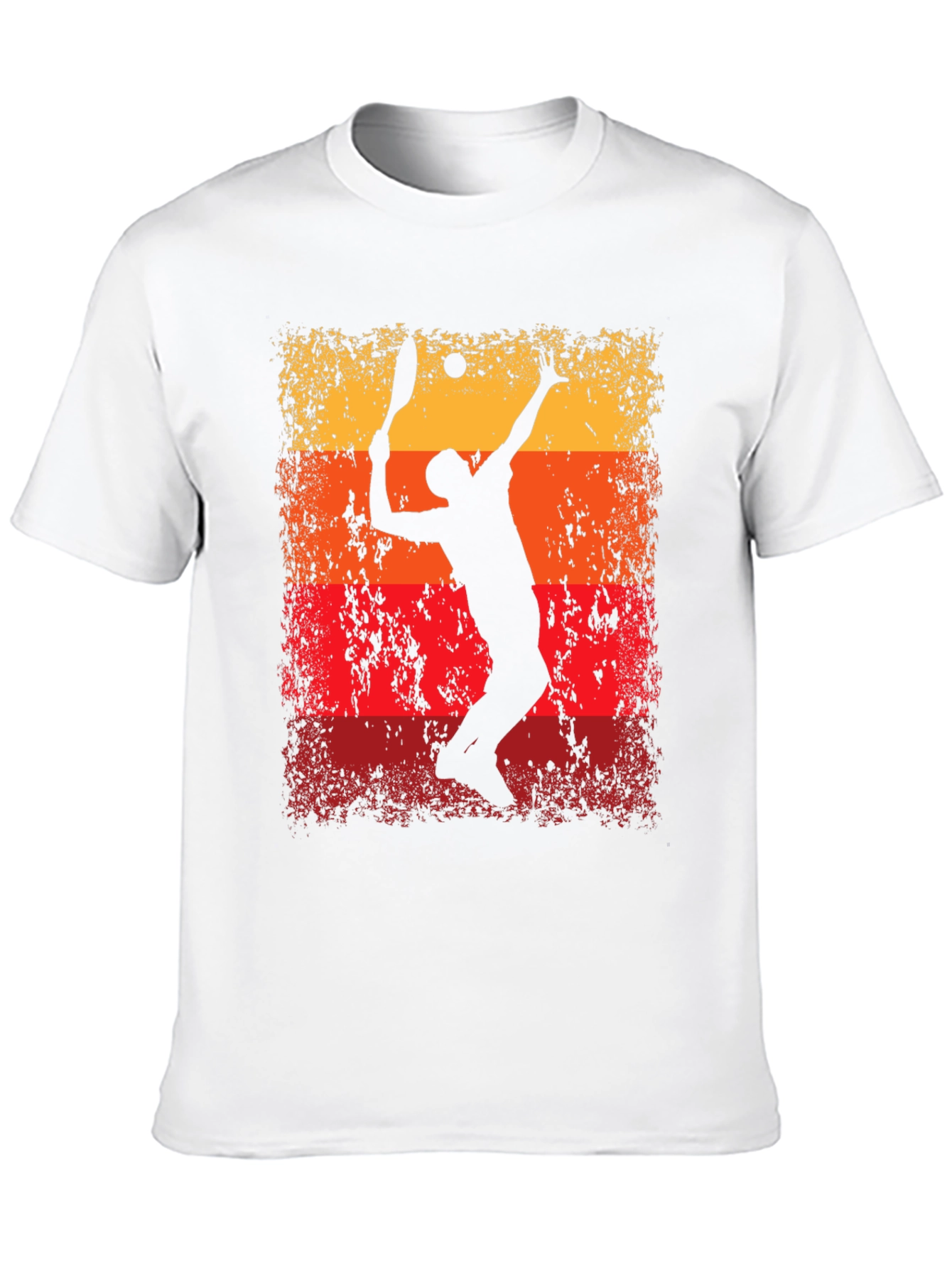 Tennis Player Graphic T-Shirt - Retro Style
