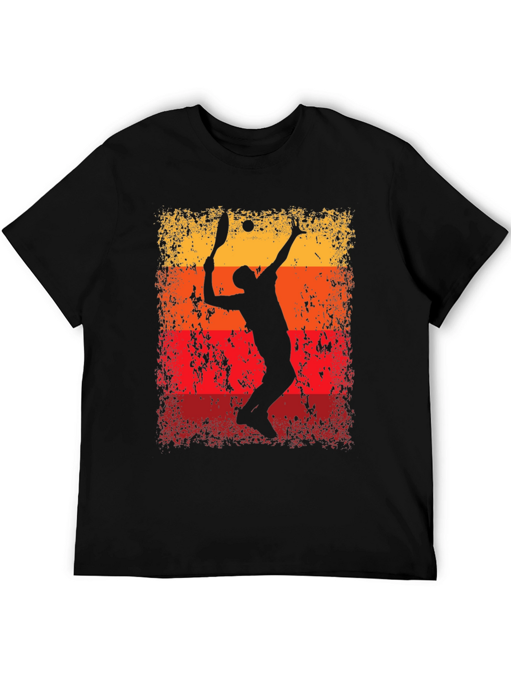Tennis Player Graphic T-Shirt - Retro Style