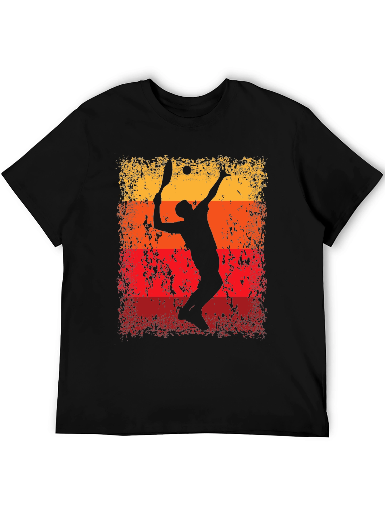 Tennis Player Graphic T-Shirt - Retro Style