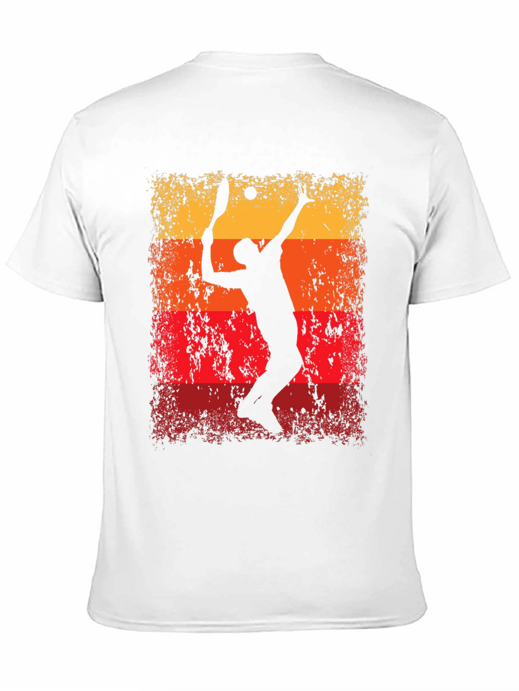 Tennis Player Graphic T-Shirt - Retro Style