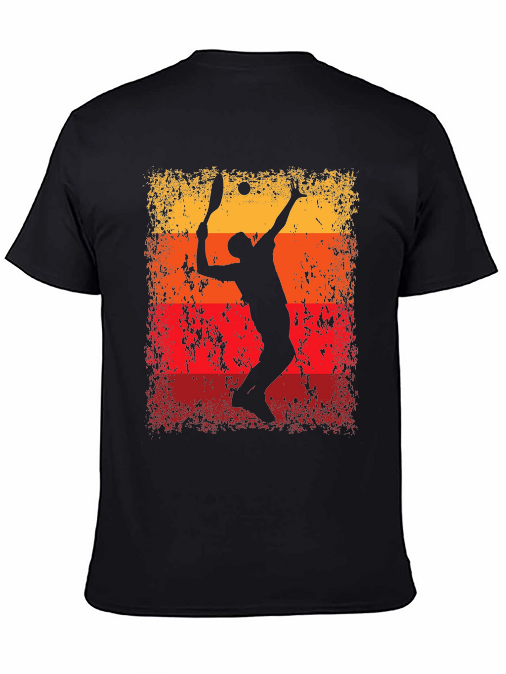 Tennis Player Graphic T-Shirt - Retro Style
