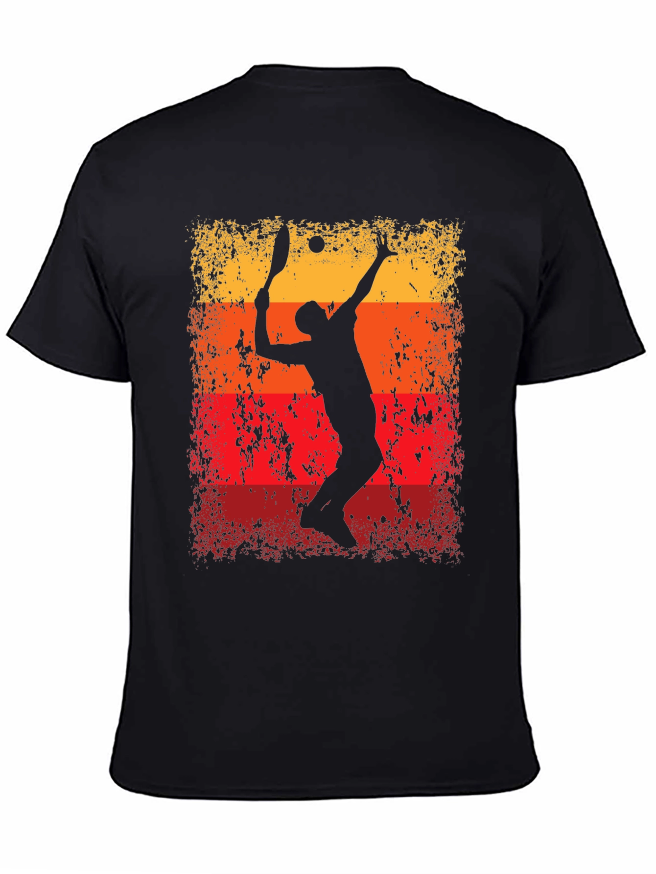 Tennis Player Graphic T-Shirt - Retro Style