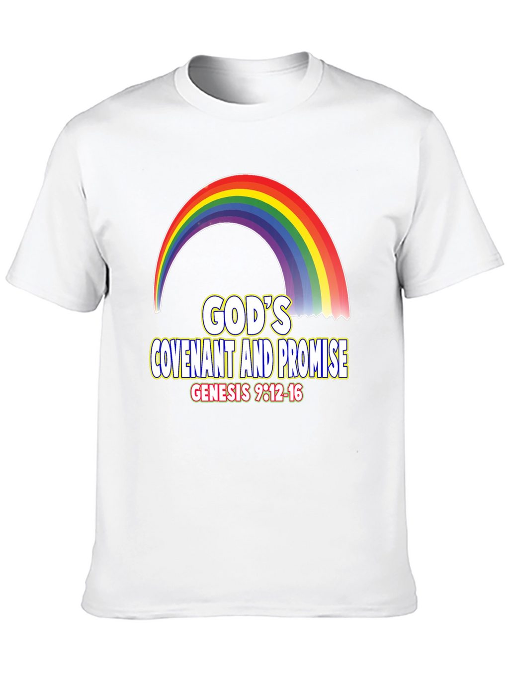 Gods Covenant Promise Rainbow T-Shirt