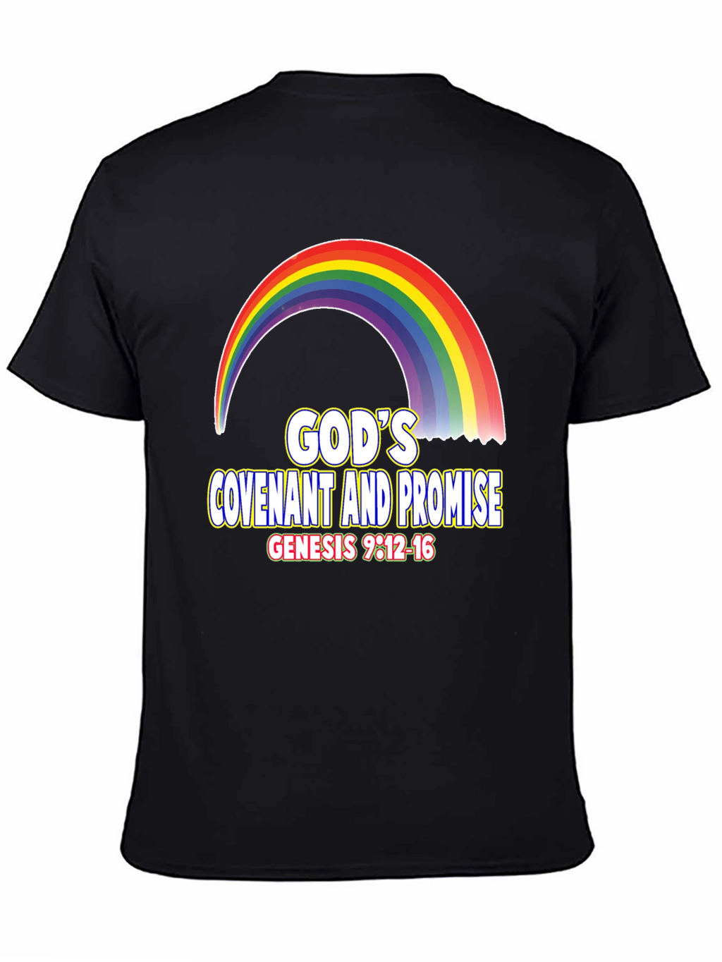 Gods Covenant Promise Rainbow T-Shirt