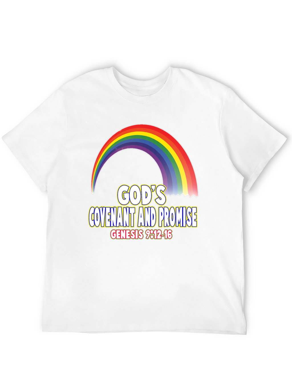 Gods Covenant Promise Rainbow T-Shirt