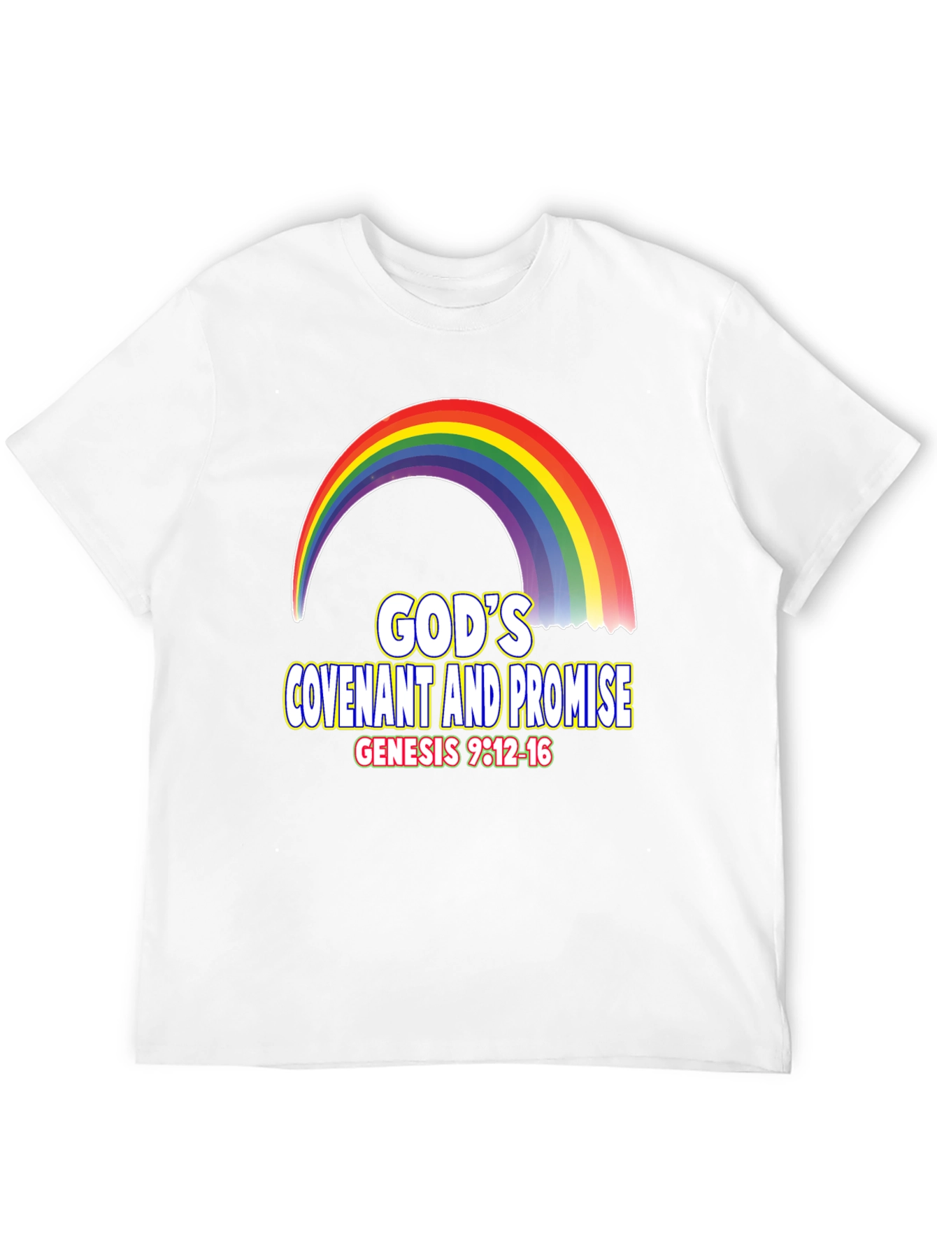 Gods Covenant Promise Rainbow T-Shirt