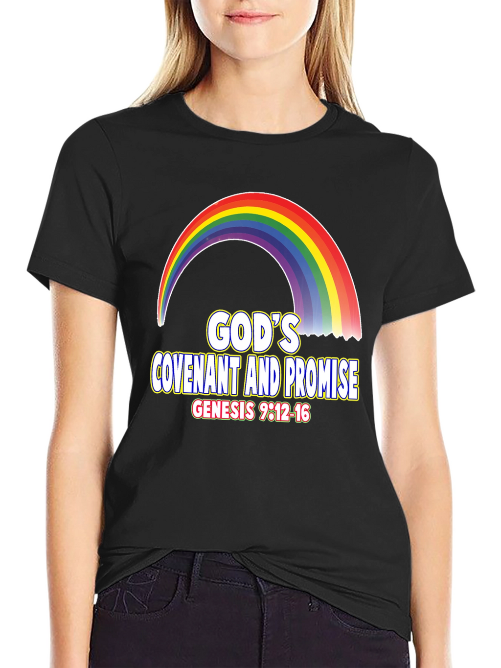 Gods Covenant Promise Rainbow T-Shirt