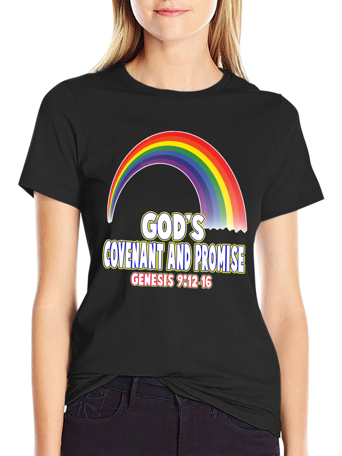 Gods Covenant Promise Rainbow T-Shirt