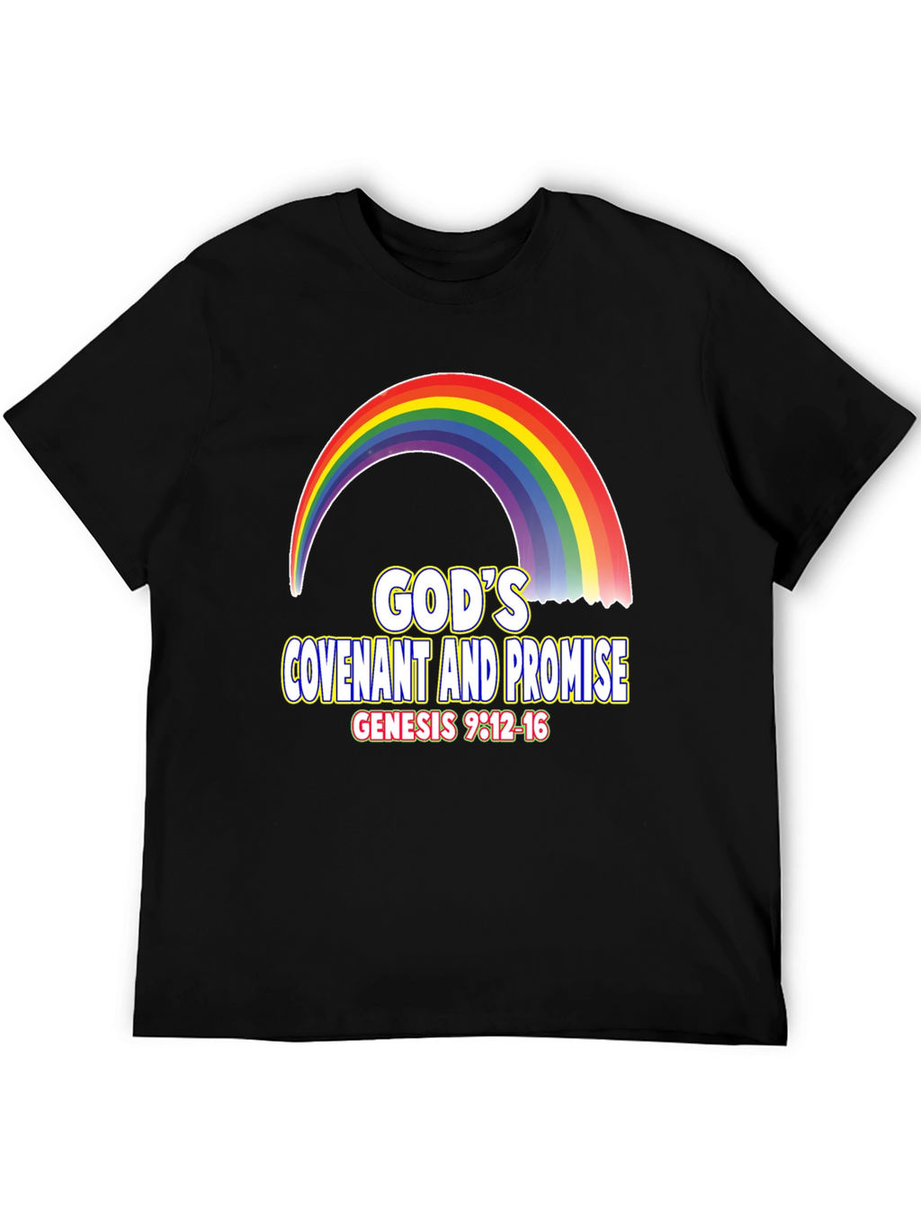 Gods Covenant Promise Rainbow T-Shirt