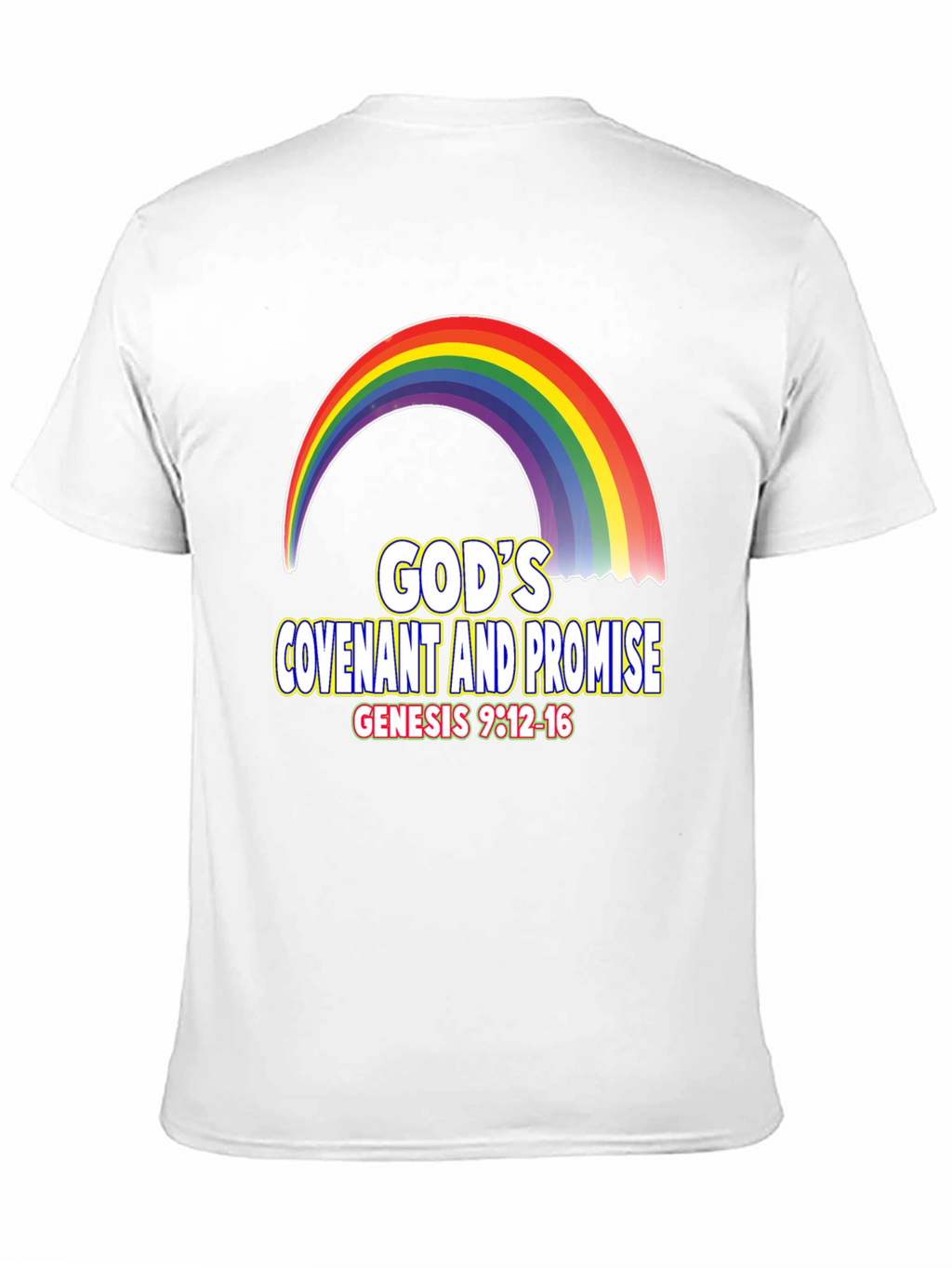 Gods Covenant Promise Rainbow T-Shirt
