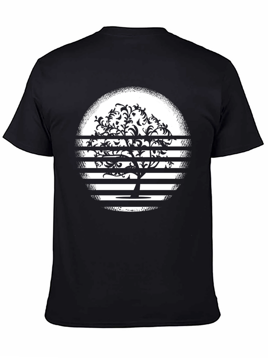 Black Tree Graphic T-Shirt