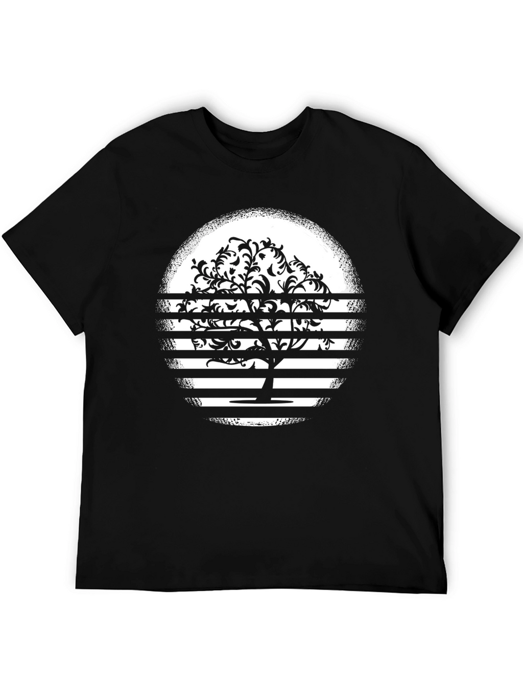Black Tree Graphic T-Shirt