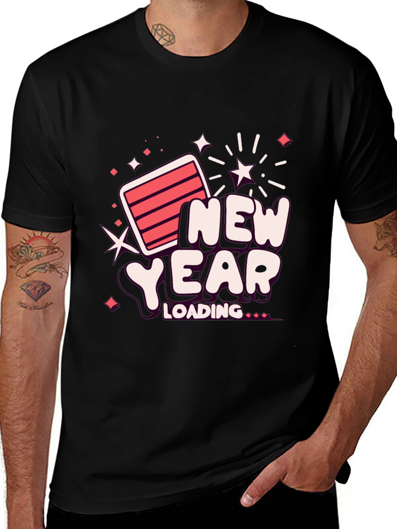 New Year Loading Graphic Tee