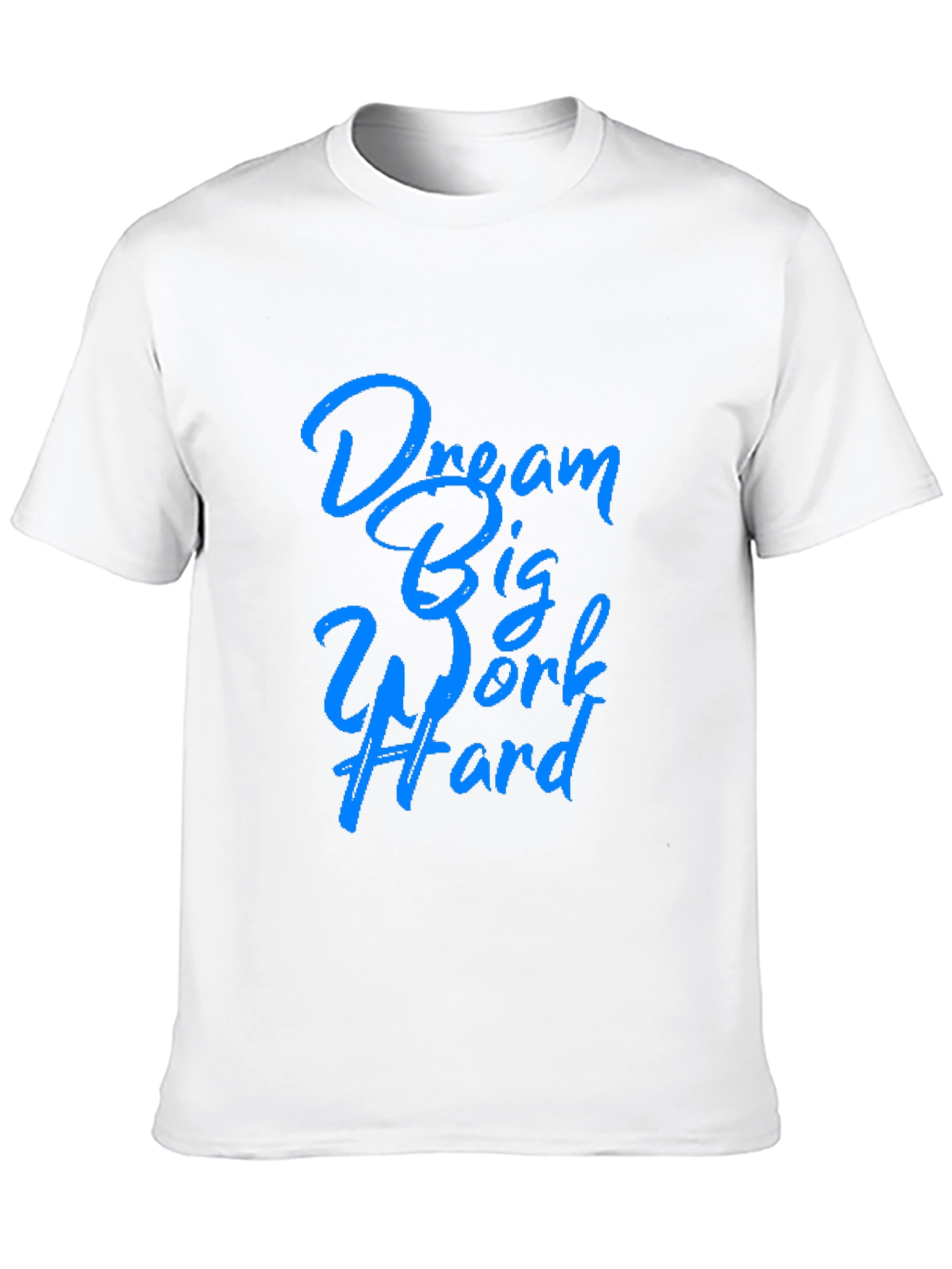 Dream Big Work Hard Black Tee