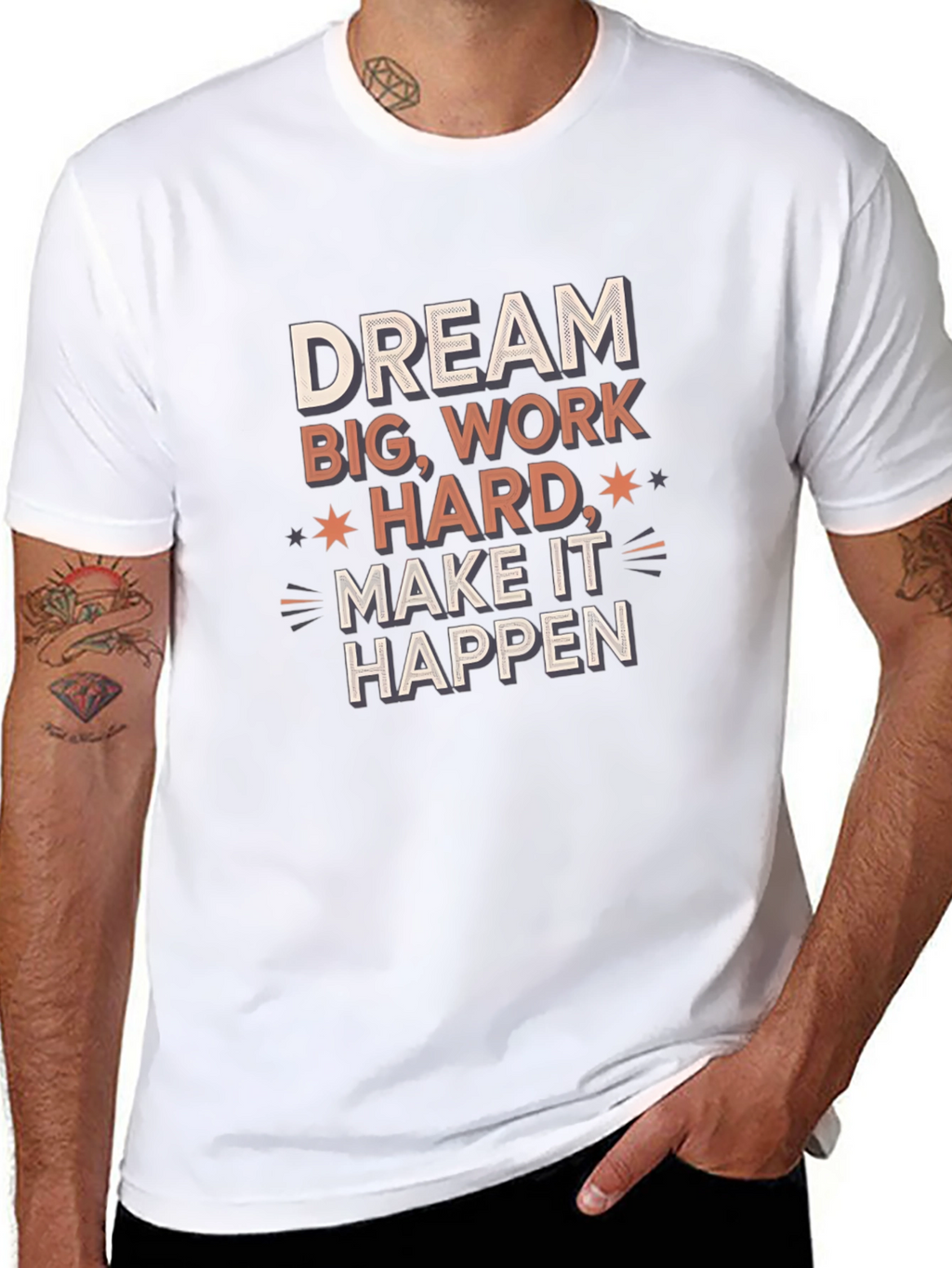 Dream Big Graphic Tee - Inspiring Message T-Shirt