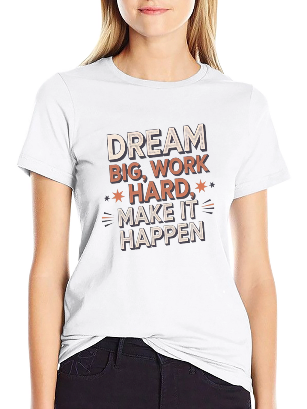 Dream Big Graphic Tee - Inspiring Message T-Shirt