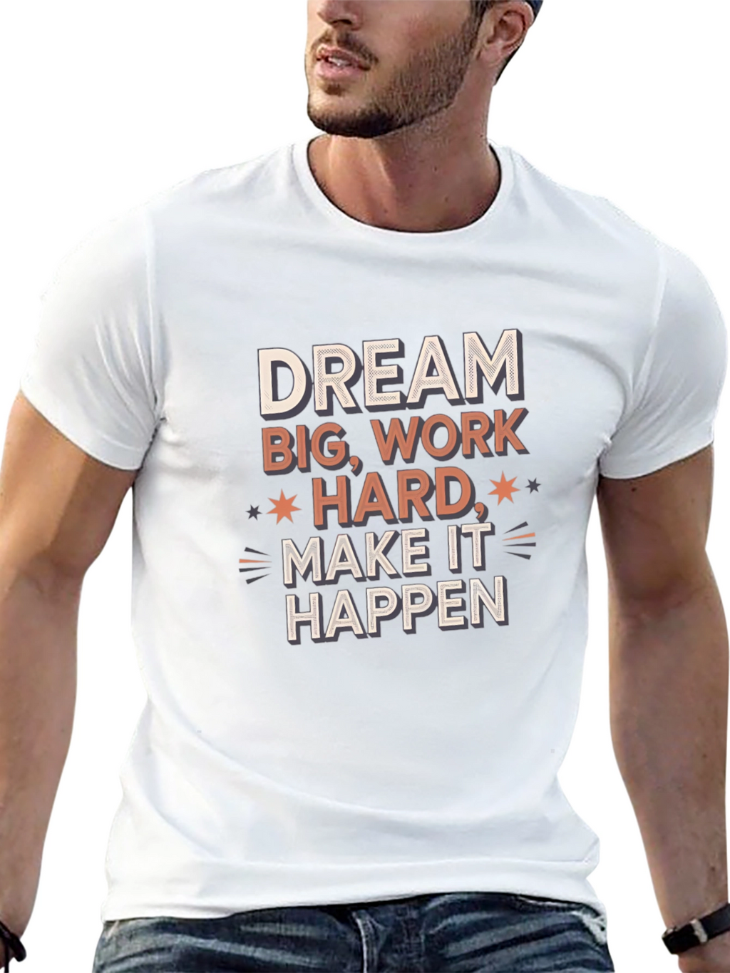 Dream Big Graphic Tee - Inspiring Message T-Shirt