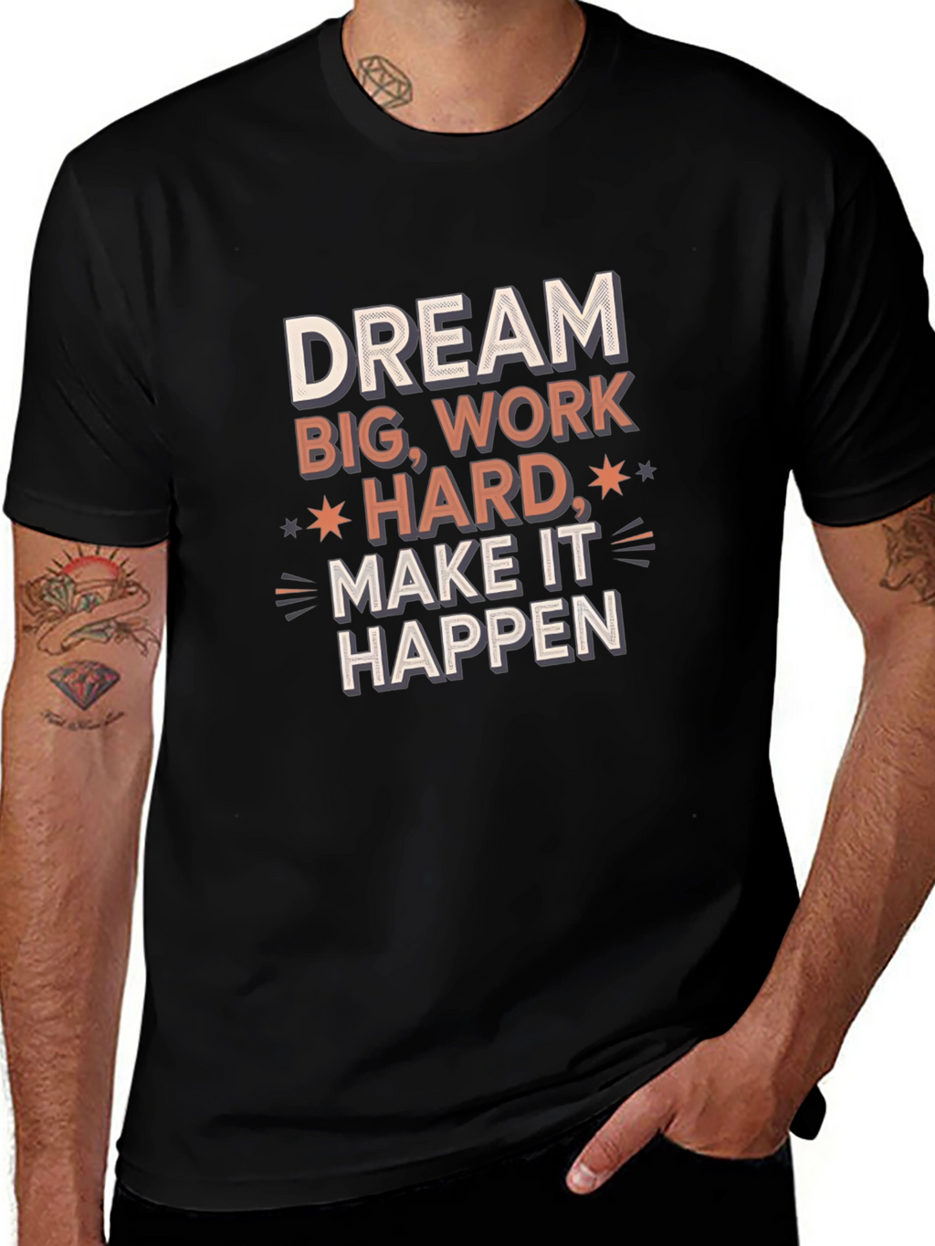 Dream Big Graphic Tee - Inspiring Message T-Shirt
