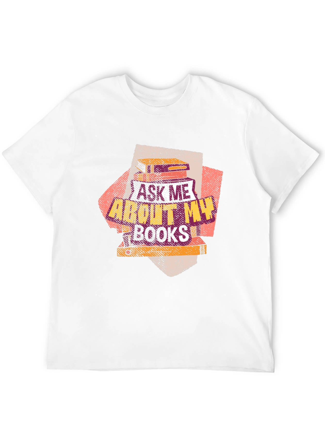 Ask Me About My Books T-Shirt Book Lover Tee