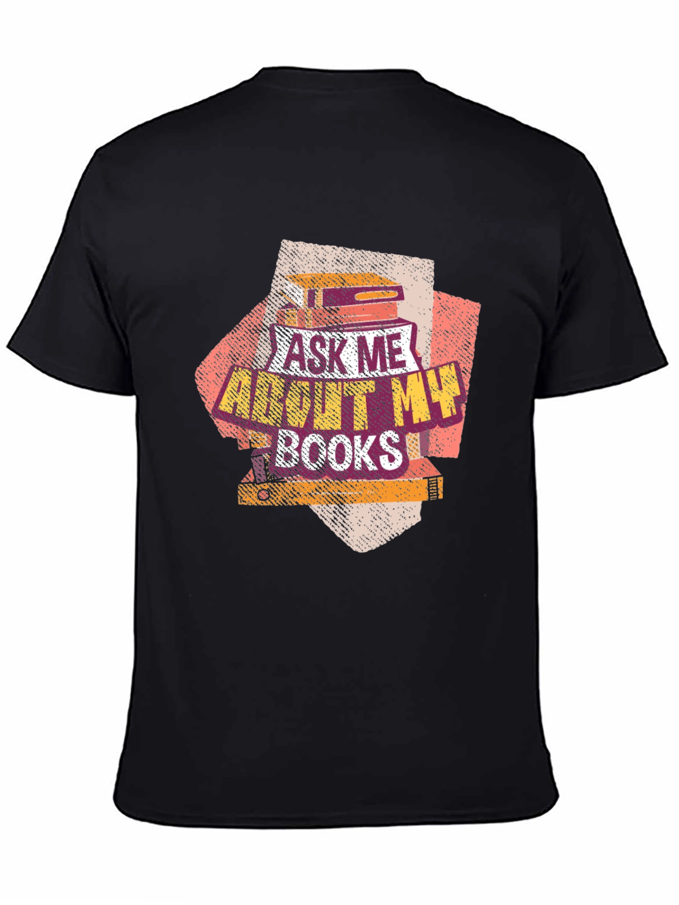 Ask Me About My Books T-Shirt Book Lover Tee