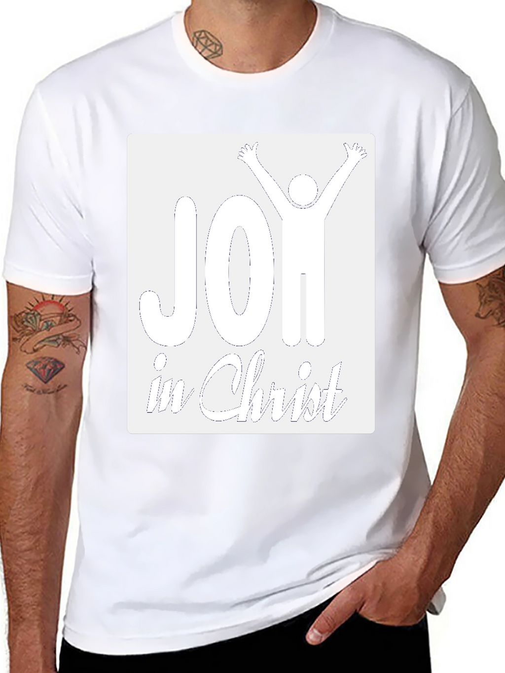 Joy in Christ Graphic T-Shirt - Christian Apparel