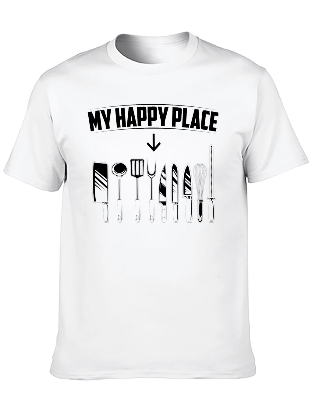 My Happy Place Chef T-Shirt