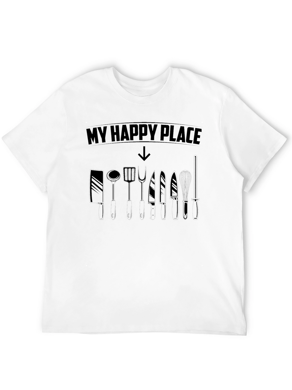 My Happy Place Chef T-Shirt