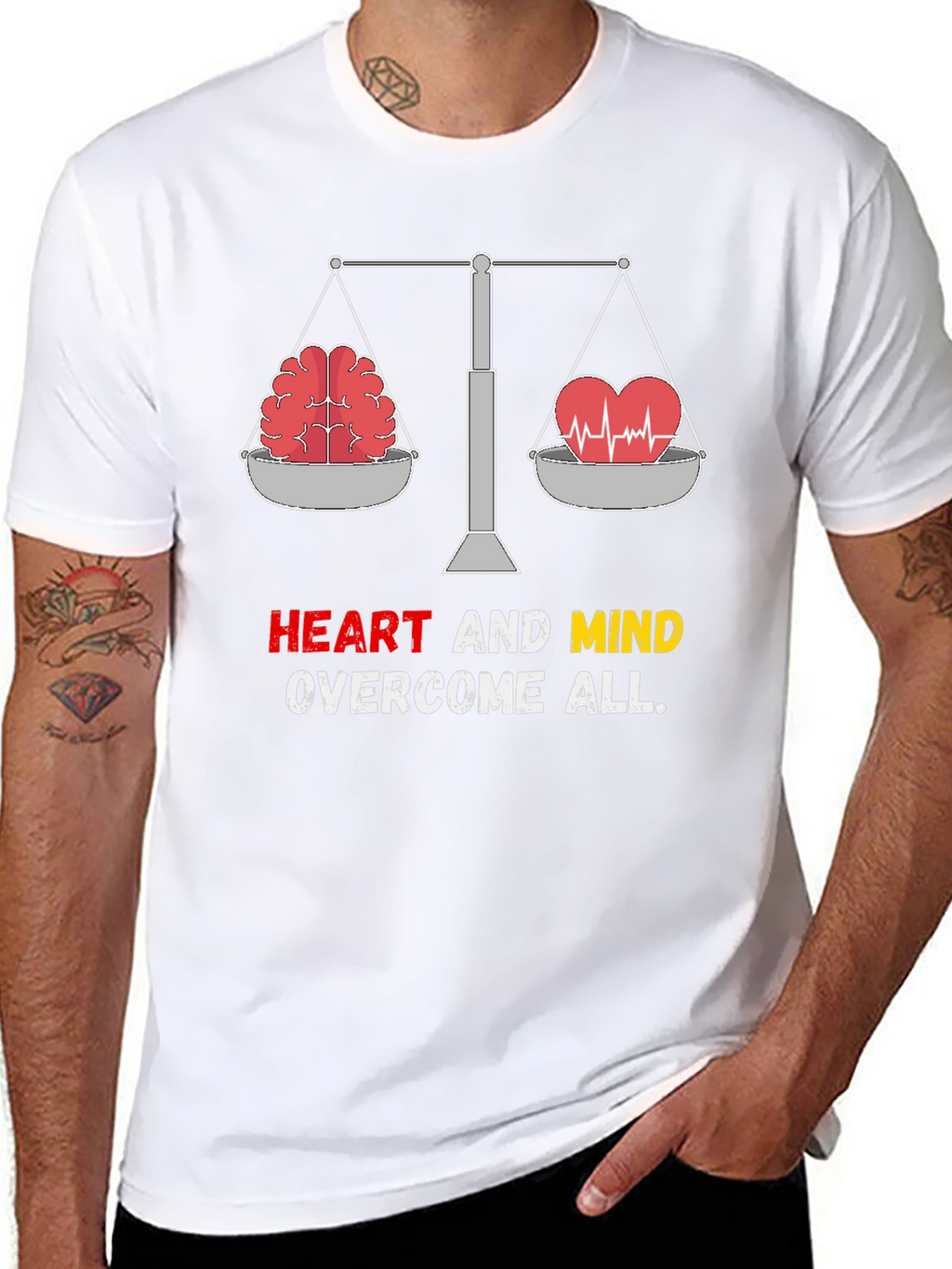Heart and Mind Overcome All T-Shirt
