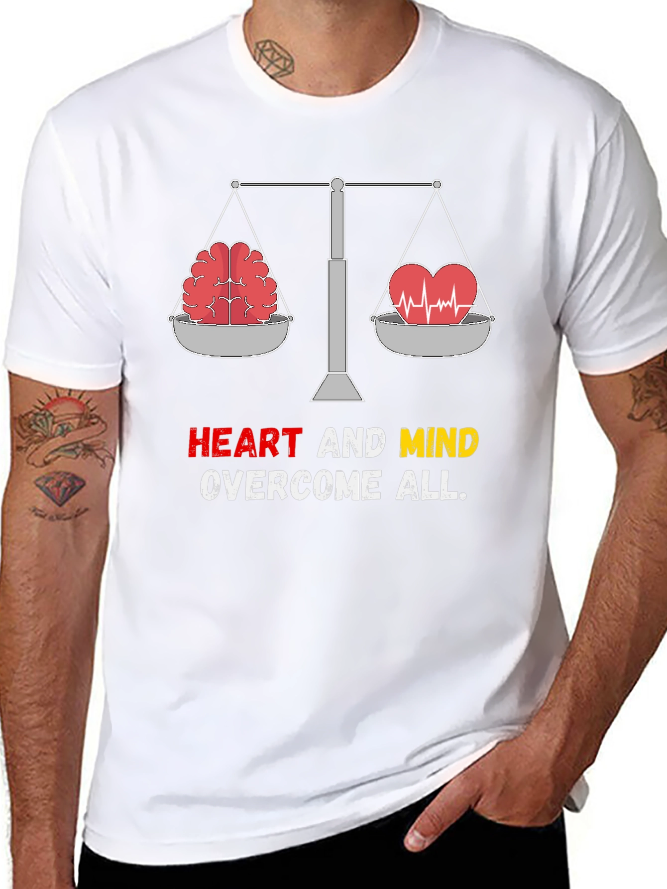 Heart and Mind Overcome All T-Shirt