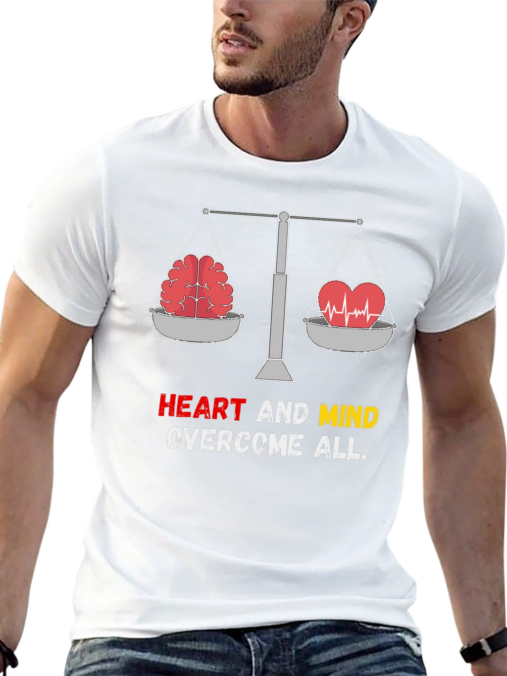 Heart and Mind Overcome All T-Shirt