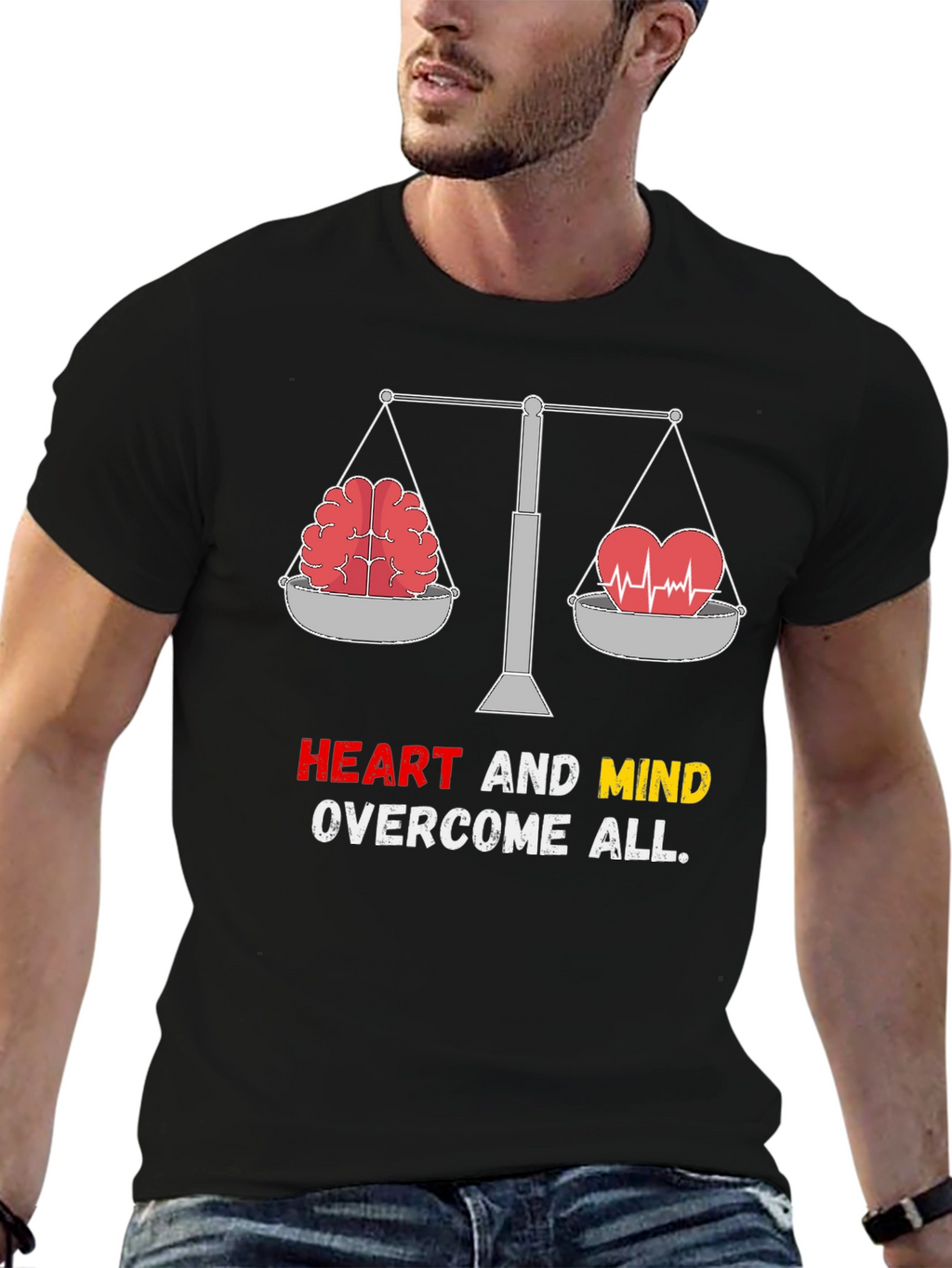 Heart and Mind Overcome All T-Shirt