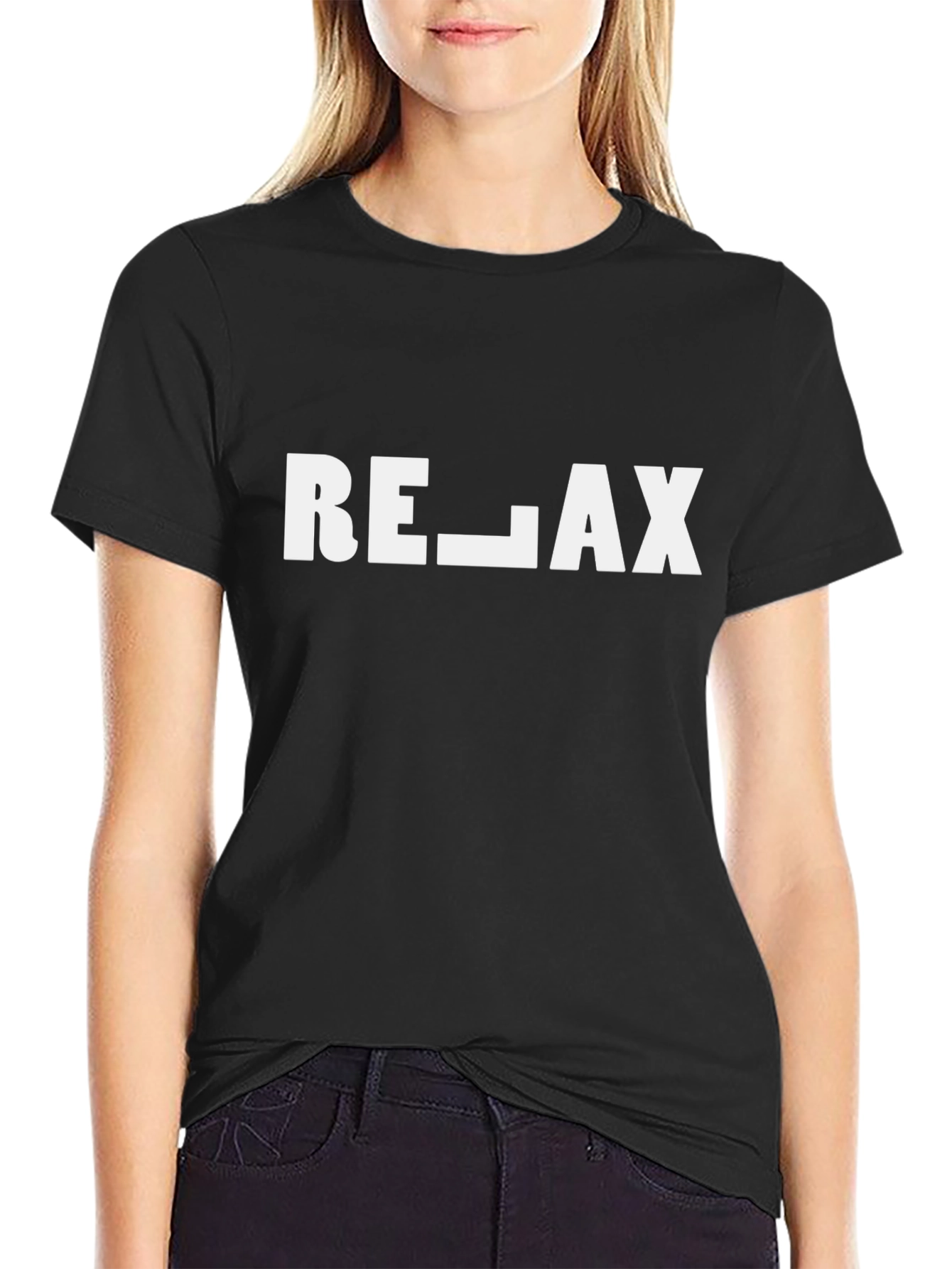 Relax T-Shirt -  Modern Slogan Tee