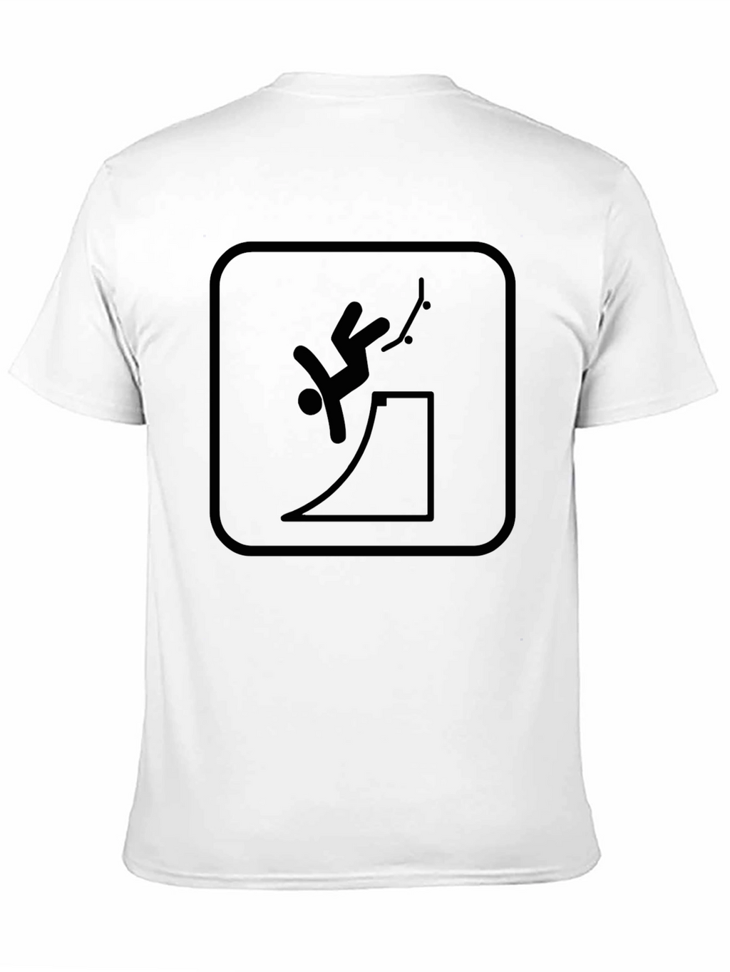 Black Skateboarding Fail T-Shirt