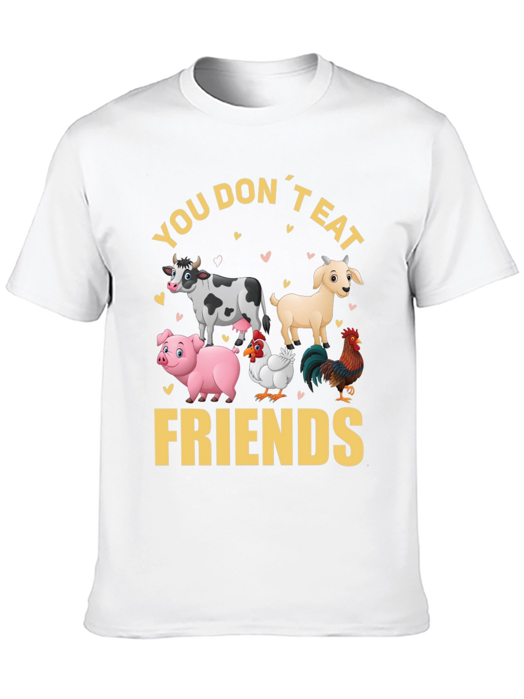Vegan T-Shirt - You Dont Eat Friends