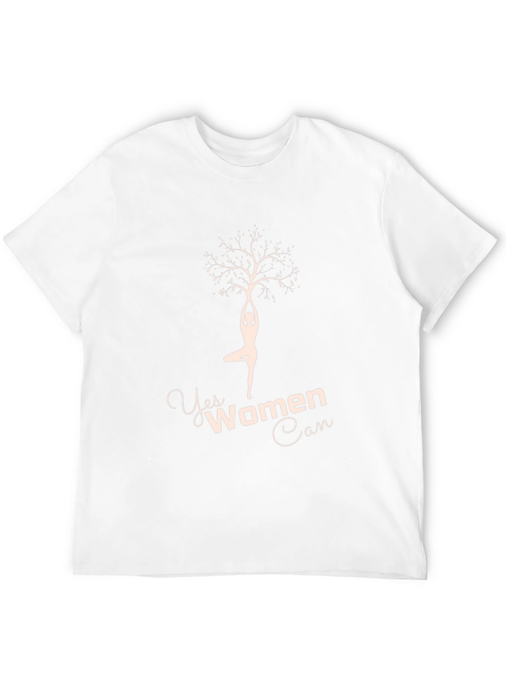 Yes Women Can Tree Yoga Tee - Black