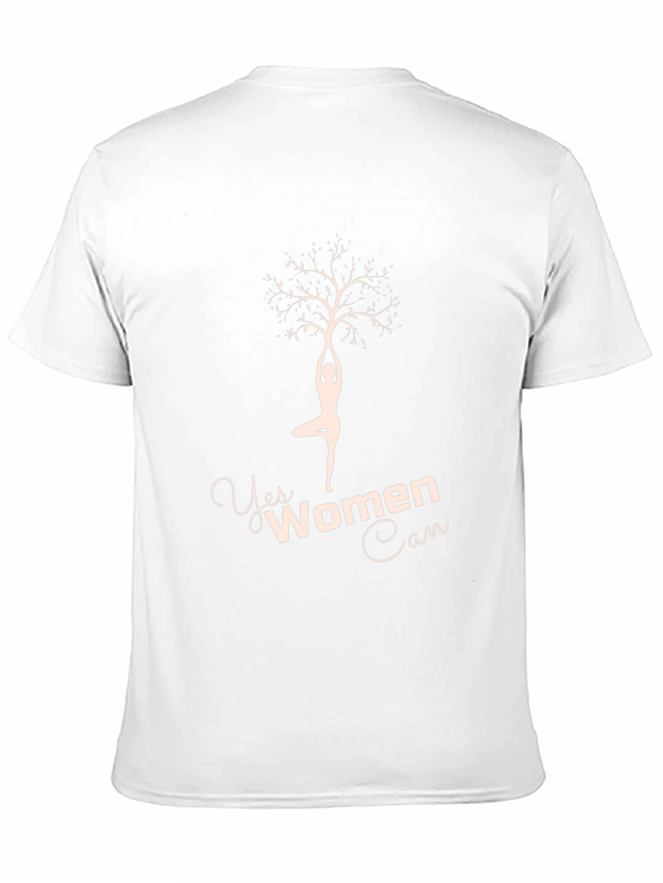 Yes Women Can Tree Yoga Tee - Black