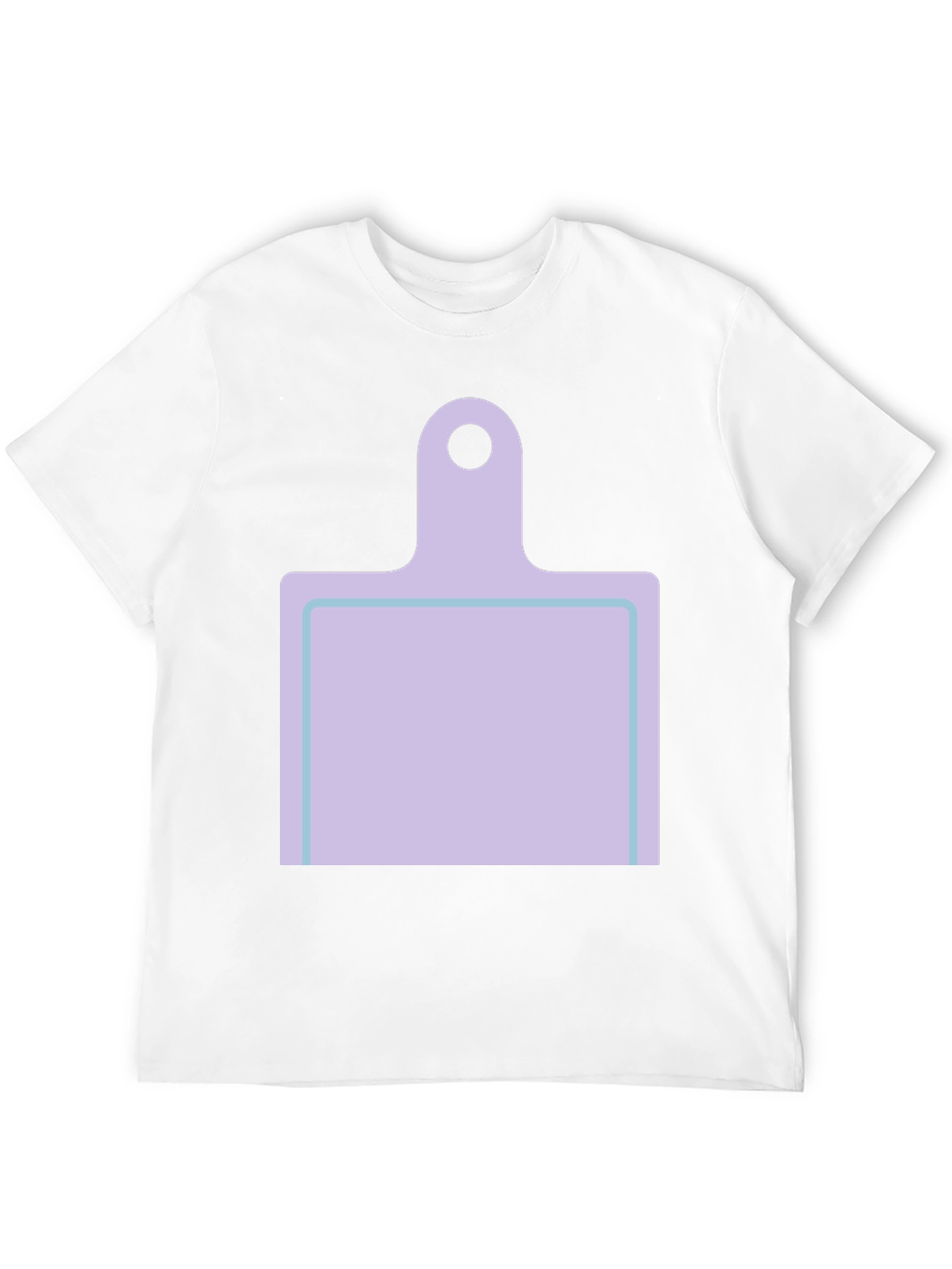 Novelty Cutting Board Graphic Tee - Black Casual Shirt