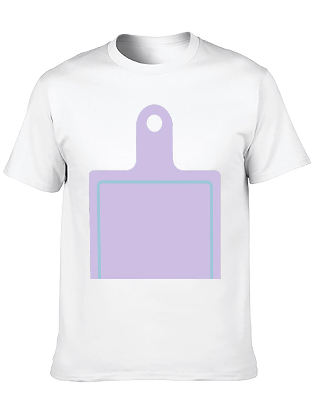 Novelty Cutting Board Graphic Tee - Black Casual Shirt