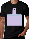 Novelty Cutting Board Graphic Tee - Black Casual Shirt