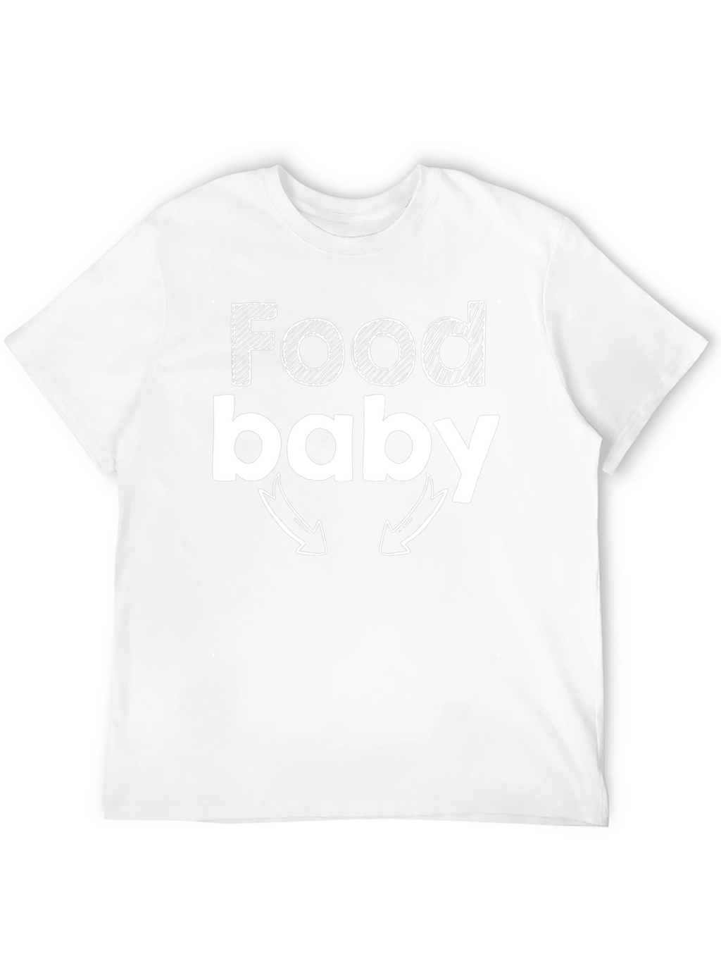 Food Baby T-Shirt - Funny Pregnancy Announcement Tee