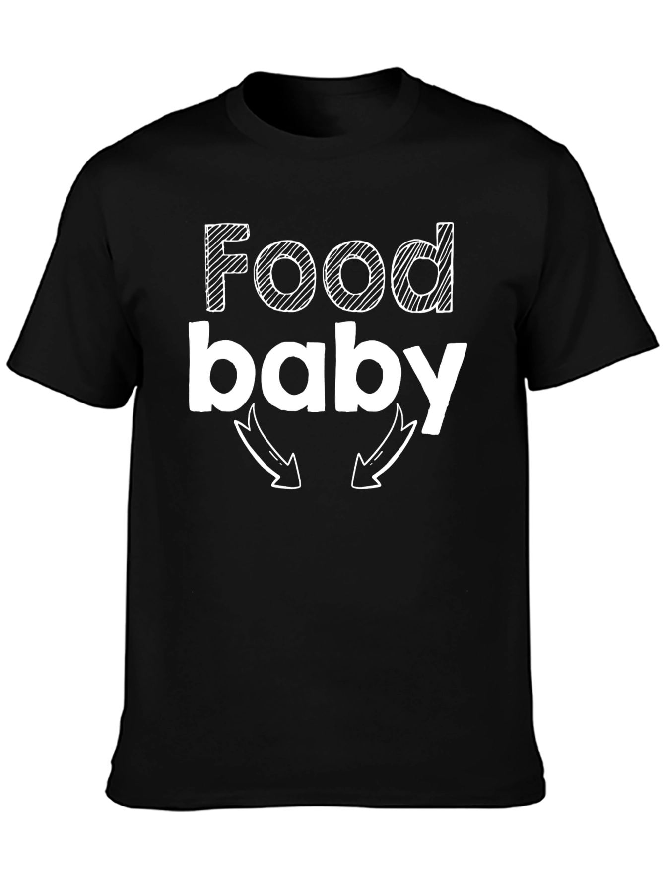 Food Baby T-Shirt - Funny Pregnancy Announcement Tee